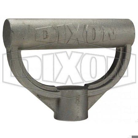 Dixon D-Style Heavy Duty Shovel Handle, Suitable For Use w/ Type 35 Loading Arm Swivel, Aluminum, Domestic 100DHAN-AL
